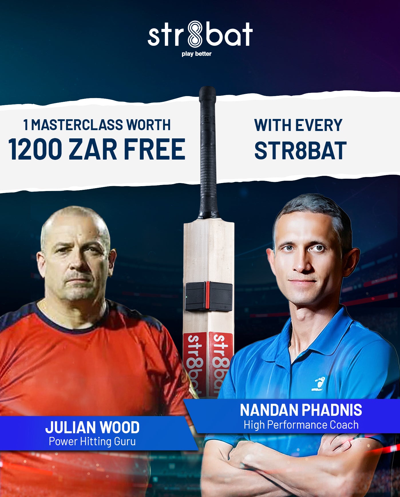 str8bat Cricket Bat Sensor